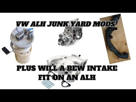VW ALH Junk Yard Mods And BEW Turbo intake Install On An ALH