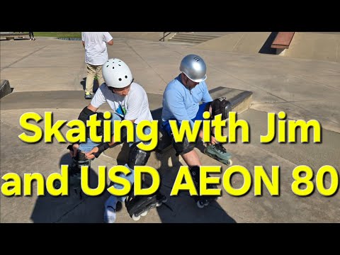 14 & 39 yr old @skateparkreview New Aggressive Inline Skaters also tried USD AEON 80