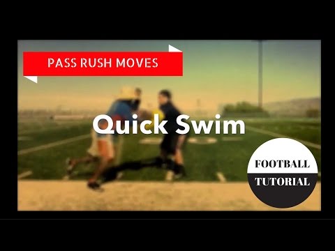 QUICK SWIM - Pass Rush Moves - American Football Tutorial - Defensive Line Drills Video