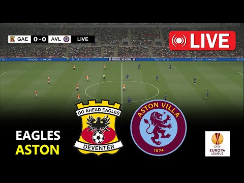 Go Ahead Eagles vs Aston Villa | Europa League 2025 | Full Match PES 21 Simulation