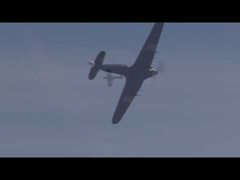 BBMF Hurricane Mk. IIc PZ865 At The Battle Of Britain Air Show 2017