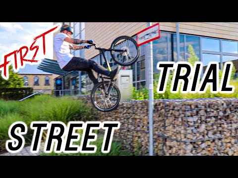 FIRST STREET TOUR WITH THE TRIAL BIKE!