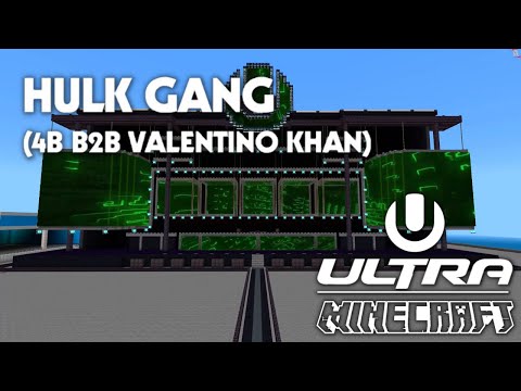 Hulk Gang (4B & Valentino Khan) - Ultra Music Festival 2022 Minecraft Edition (FAN MADE)