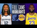 GRIZZLIES at LAKERS | FULL GAME HIGHLIGHTS | January 5, 2024
