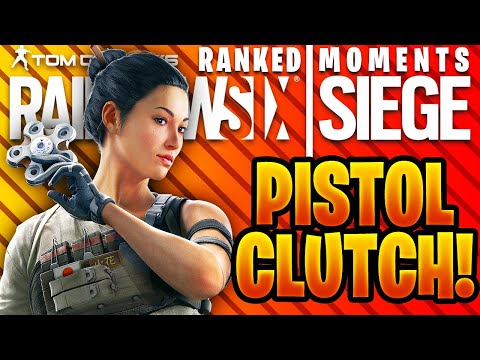 INSANE PISTOL CLUTCH! - CHAMPION RANKED MOMENTS #2 RAINBOW SIX SIEGE SHIFTING TIDES DIAMOND RANK