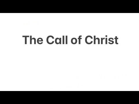 The Call of Christ - Minus one created last year 2011. Lyric Video