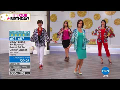 HSN | Slinky Brand Fashions Celebration 07.01.2018 - 07 AM