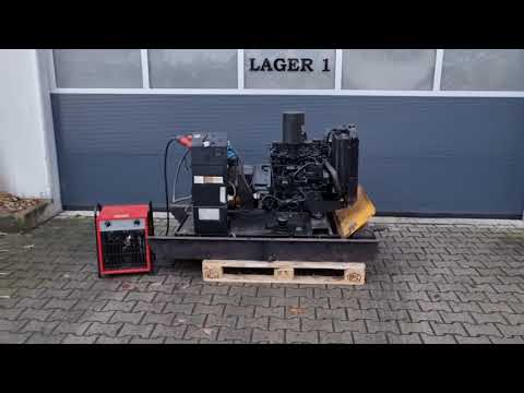 Mitsubishi Stromaggregat 16 KVA Diesel Probelauf mit 15 kW Last