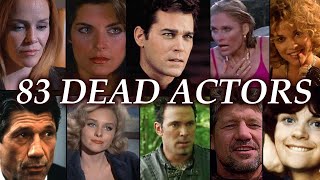 83 Dead Actors in the Last 13 Months Did you know 