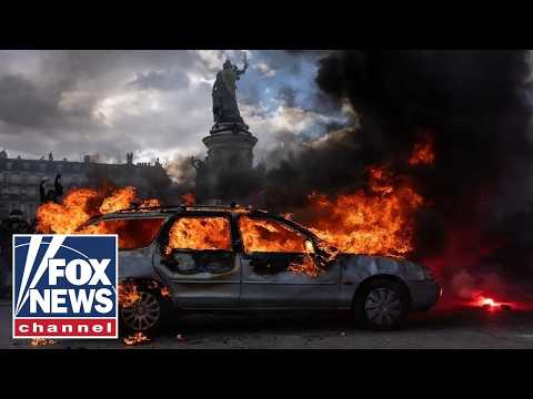 France facing 'moment of RECKONING' as rioters clash with police