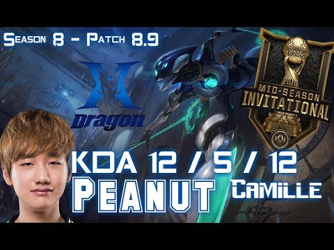 KZ Peanut CAMILLE vs TWITCH Jungle - Patch 8.9 EUW Ranked