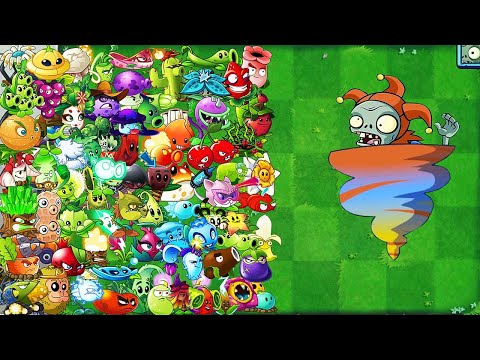 Plants vs Zombies 2: All Plants in PvZ2 Power-up Vs Jester Zombie
