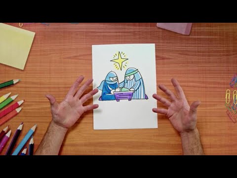 Ven, crea conmigo—Escena de la Natividad