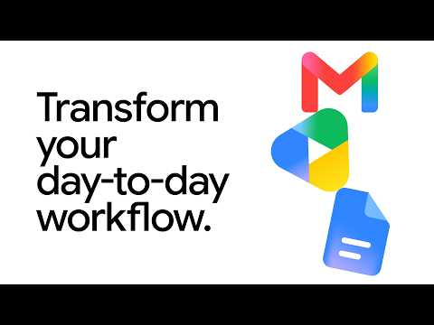 Video Thumbnail: Google Workspace with Gemini: Foundations of Your AI Workflow