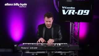 Video thumbnail for Roland V-Combo VR-09 61-Key Live Performance Keyboard by Allans Billy Hyde