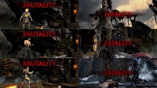 Mortal Kombat All Fatalities and Brutalities - MK Mobile Brutalities and Fatalities
