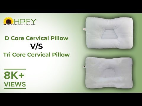 D Core Cervical Pillow vsTri Core Cervical Pillow