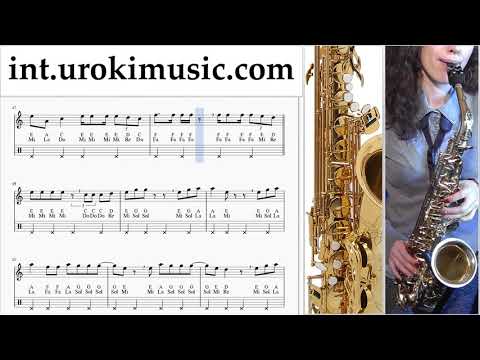 Saxophone lessons (Tenor) CNCO, Prince Royce - Llegaste Tú Sheet Music Tutorial um-a-n352