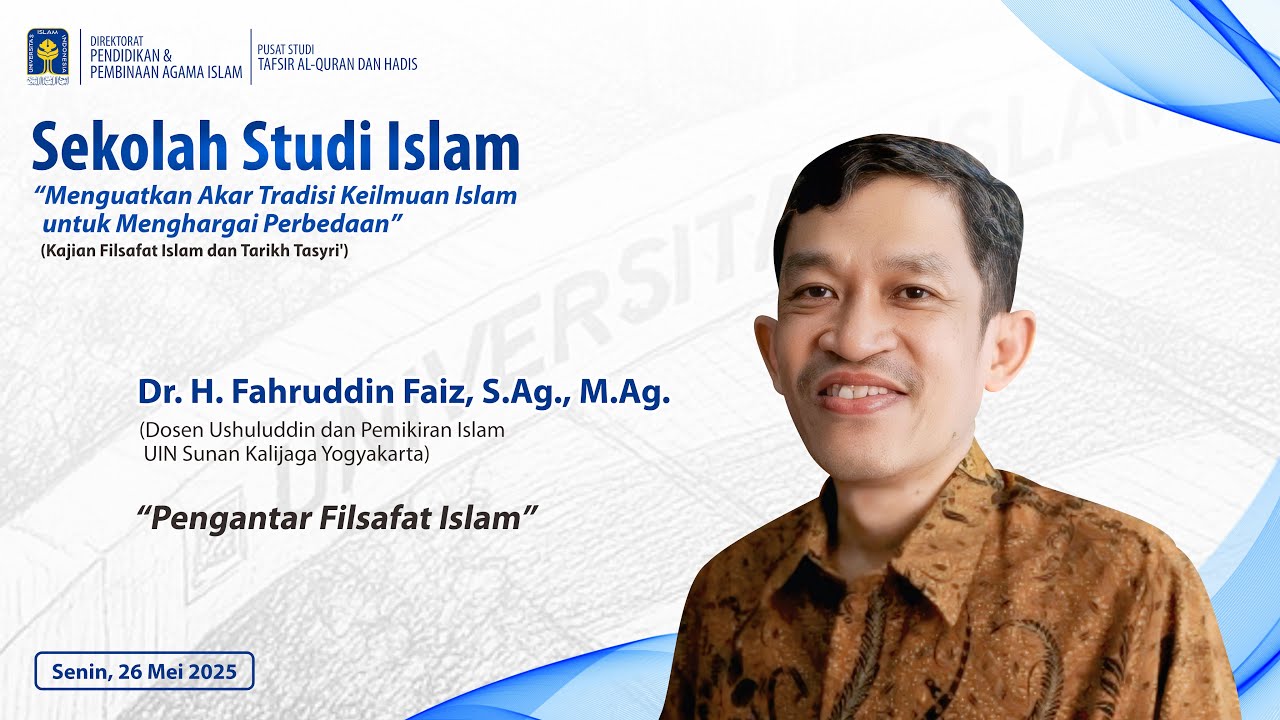H1. Pengantar Filsafat Islam - Dr. H. Fahruddin Faiz, S.Ag., M.Ag.