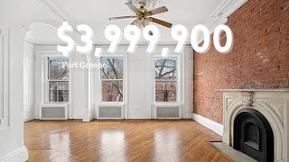 Inside a $3,999,900 Fort Greene, NYC Townhouse | 5 Beds, 4 Baths, Hardwood Floors and Garden