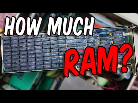 AST Rampage ISA memory expansion.  Repairing, installing and configuring.  Olivetti M280 Part 3.