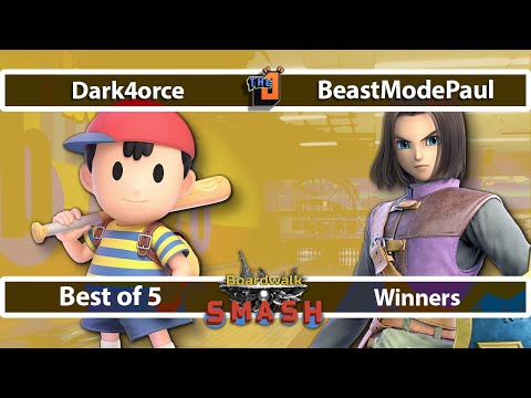 The Boardwalk Monthly - Dark4orce (Ness) vs BeastModePaul (Hero) - Winners R2 - Smash Ultimate