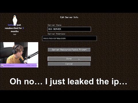 Tubbo Leaks The Minecraft Championship IP