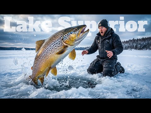 We Didn’t Expect THIS on Lake Superior… (GIANT Brown Trout)