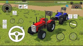 Tractor + Tractor Farming Indian vehicles Simulator 3d Gameplay #gaming #androidgames #viral