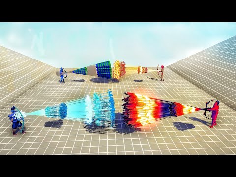 2x EVERY GOD vs 2x EVERY GOD -(GOD TOURNAMENT)-  Totally Accurate Battle Simulator TABS