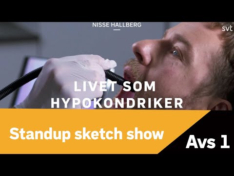Standup sketch show med Nisse Hallberg - Livet som hypokondriker