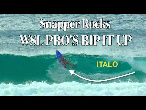 WSL Pros Snapper Rocks Free Surf 28 April 2026