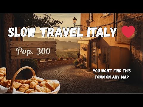 Slow Travel Italy.