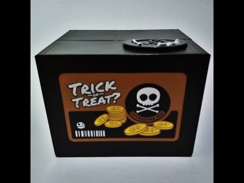 Skeleton black Coin bank (Mischief the Bank)