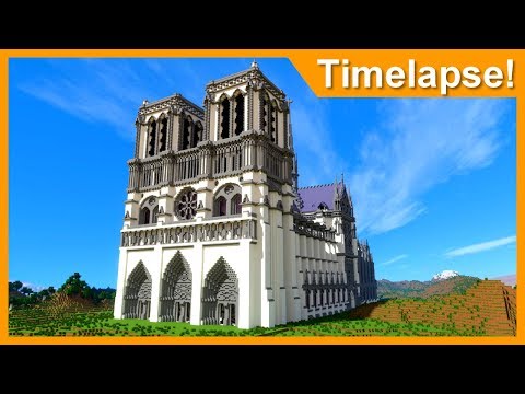 loicvdb - Notre-Dame de Paris - Minecraft Recreation Timelapse