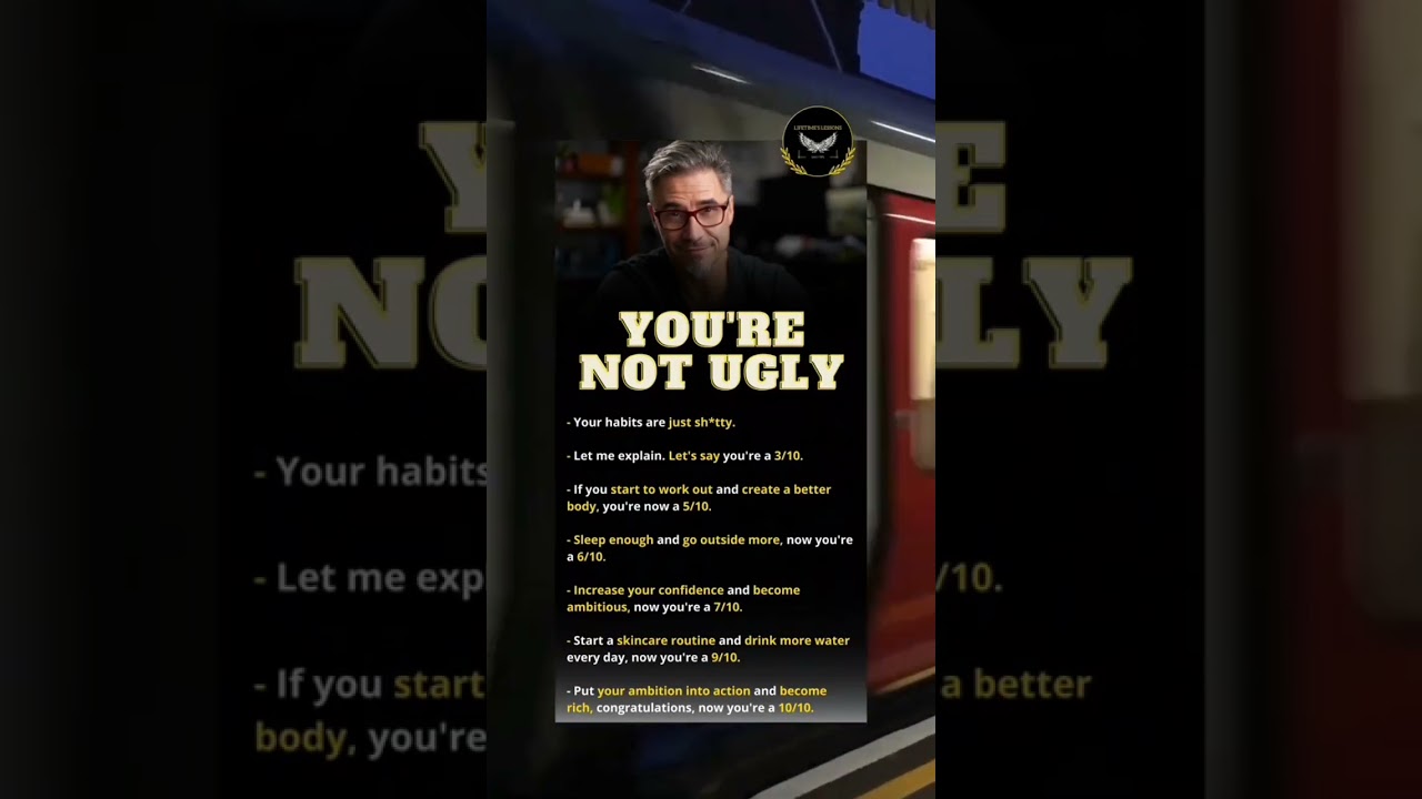 you're not ugly #shorts #motivation #inspirational