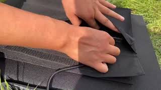 Solární panel, nabíječka 80 Wp, 4,44 A, 1630x405 mm