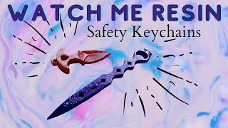 Watch Me Resin | Making Resin Safety Keychains | DeezResinThings