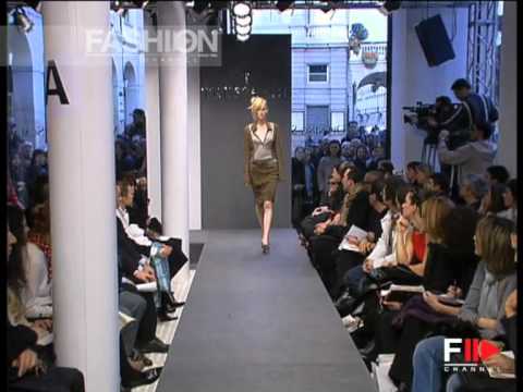"Trussardi" Autumn Winter 2001 2002 Milano 2 of 3 pret a porter by FashionChannel.mov