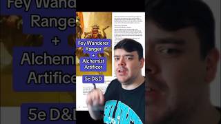 Fey Wanderer Ranger + Alchemist Artificer 5e D&amp;D #dungeonsanddragons