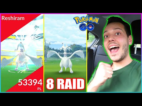 8 RAID DI RESHIRAM! (Ora Leggendaria) - Pokémon GO ITA
