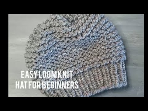 Easy Loom Knit Hat Tutorial for Beginners