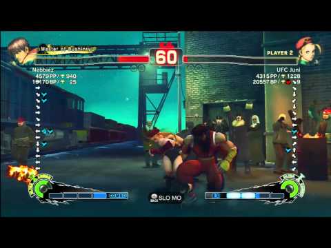 Nebbiez(Guy) Vs UFC Juni(Cammy) AE v2012 Ranked Replay