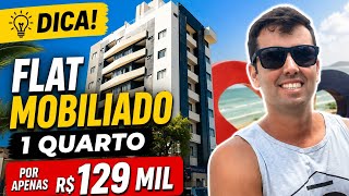 FLAT MOBILIADO por R$ 129 mil em PONTA NEGRA NATAL: vale a pena conhecer?