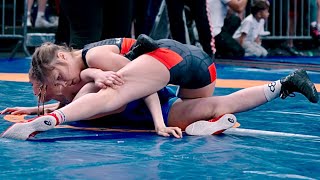 Download lagu U17 Lara Blazekovic (CRO) vs Georgiana Pascalau (ROU) 46kg. Girls womens wrestling tournament. B-cam mp3