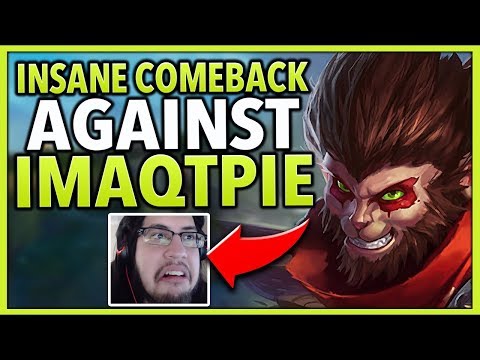 *AMAZING COMEBACK* #1 WUKONG WORLD VS. IMAQTPIE (INTENSE GAME) - League of Legends