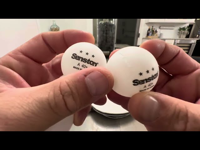 Vídeo relacionado con Senston Profesional Raqueta de Tenis de Mesa Set de 2 Jugadores, Pelotas de Tenis de Mesa de 3 Estrellas, Paleta de Ping Pong con Estuche, Ideal para Juegos Profesionales y Recreativos