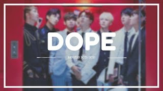 Download lagu BTS (방탄소년단) - 'DOPE (쩔어)' Easy Lyrics (SUB INDO) mp3