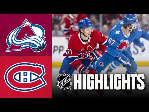 Avalanche vs. Canadiens | NHL Highlights | January 29, 2026