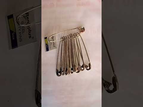 Steel safety pins
